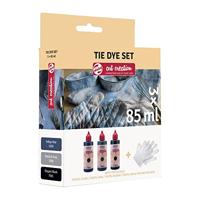 Talens art creation tie-dye set zwart, 3x85 ml - thumbnail