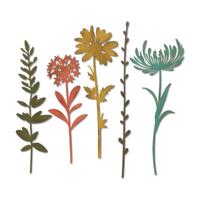 Sizzix • tim holtz thinlits die set wildflower stems #1 5pcs - thumbnail