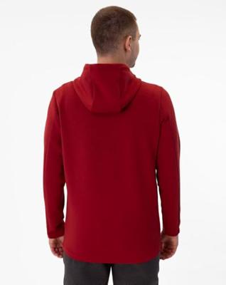 JAKO 6829 Jas Met Kap Premium Basics - Rood Gemeleerd - XXL
