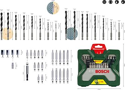 Bosch Accessoires 43-dlg X-line set - 2607019613 - thumbnail