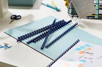 Fellowes bindruggen, pak van 100 stuks, 10 mm, blauw - thumbnail