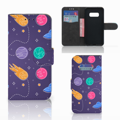 Samsung Galaxy S10e | Wallet Case | met Pasjes | Space Samsung Galaxy S10e | Wallet Case | met Pasjes | Space