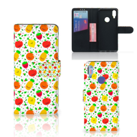 Xiaomi Redmi Note 7 Book Cover Fruits - thumbnail