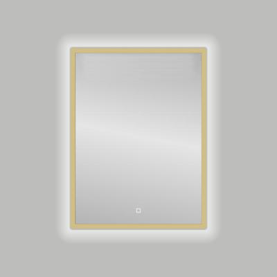 Best Design Badkamerspiegel Nancy Isola LED Verlichting 60x80 cm Mat Goud Best Design Badkamerspiegel Nancy Isola LED Verlichting 60x80 cm Mat Goud