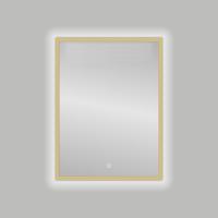 Badkamerspiegel Best Design Nancy Isola LED Verlichting 60x80 cm Mat Goud - thumbnail