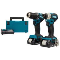 Makita DLX2423AJ | Combopack | DDF487 Accuboor + DTD157 Slagschroevendraaier | 18V | 2,0 AH | Li-ion | Set - thumbnail