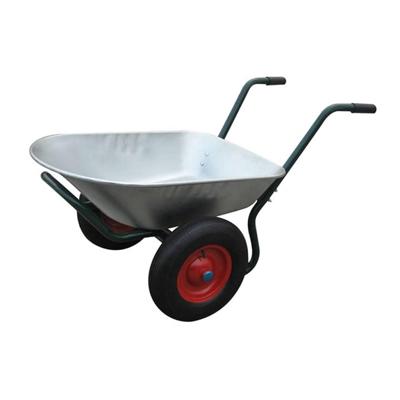 VidaXL Kruiwagen met twee wielen 66 l