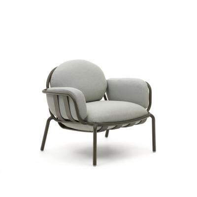 Kave Home Outdoor Fauteuil 'Joncols' kleur Grijs/Groen