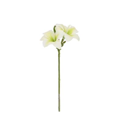 Amaryllus Kunstbloem 39cm Creme groen