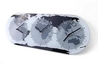 NeXtime NE-8108 Wandklok 50 X 18.6 X 3.6, Glas, &apos;Mondial&apos; - thumbnail