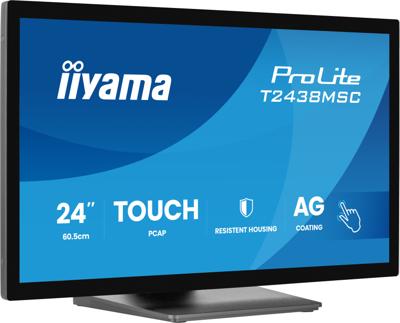 Iiyama ProLite Touchscreen monitor Energielabel E (A - G) 60.5 cm (23.8 inch) 16:9 5 ms