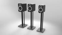 Q Acoustics 3030i Stands - Satijn Zwart (Per Paar) - thumbnail