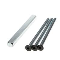 Montageset greep-kom zwart dd 88mm - thumbnail