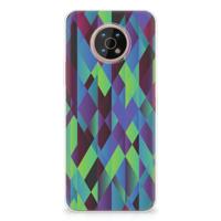 Nokia G50 | TPU Hoesje | Abstract Green Blue - thumbnail