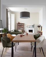 Kave Home Eetkamerstoel 'Mael' Chenille, kleur Beige - thumbnail