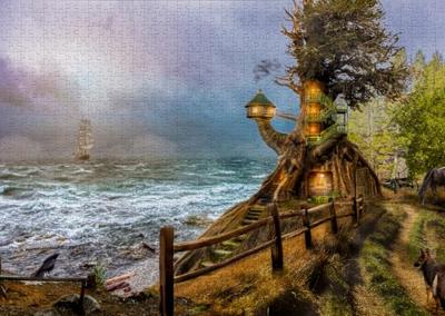 The Magic Lighthouse Puzzel 1000 Stukjes