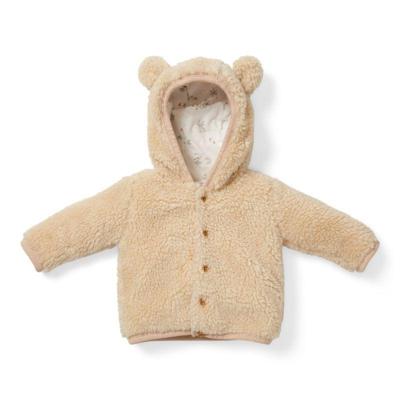 OUTLET Little Dutch teddy jasje Bunny Sand-104