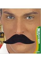 Snor zwart groot - thumbnail