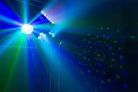 Max PartyBar 10 Discostroboscoop Zwart Geschikt voor gebruik binnen - thumbnail