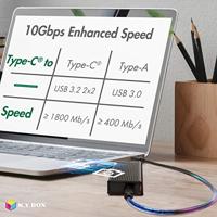 ICY BOX IB-1916M-C32 SDD-behuizing Zwart M.2 - thumbnail