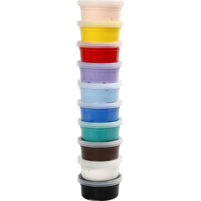 Silk Clay - basiskleuren, 10x40gr. - thumbnail