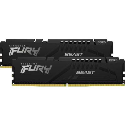 Kingston Technology FURY Beast 64GB 5200MT/s DDR5 CL36 DIMM (set van 2) Black EXPO