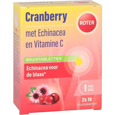 Roter Cranberry Bruistabletten