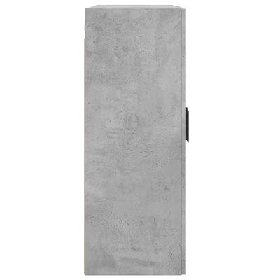 Wandkast 69,5x34x90 cm bewerkt hout betongrijs