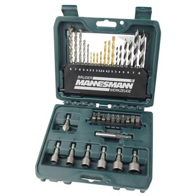 Brüder Mannesmann Bit- dop- en boorset 36 dlg (Hobby) - 54336 Brüder Mannesmann Bit- dop- en boorset 36 dlg (Hobby) - 54336