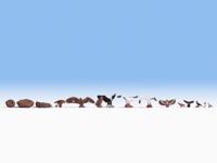 NOCH 15775 H0 Set vogels figuren Geverfd - thumbnail
