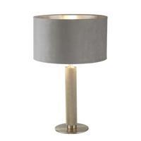 Searchlight Gouden tafellampLondon met grijze kap - EU65721GY - thumbnail