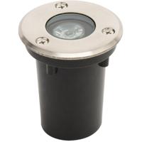 LED Grondspot Inbouw Rond 1W - Waterdicht IP67 - 4000K - Mat Chroom RVS - thumbnail