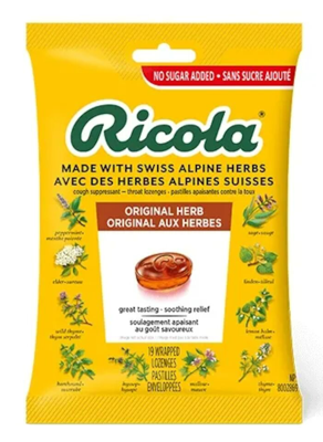 Ricola Original Herbs Suikervrij Zak
