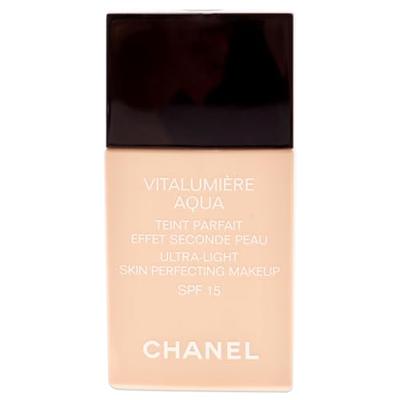 Chanel Vitalumiere Aqua Ultra-Light Makeup SPF15 30 Beige Foundation 30 ml Dames Chanel Vitalumiere Aqua Ultra-Light Makeup SPF15 30 Beige Foundation 30 ml Dames