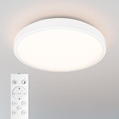 Badkamer plafondlamp wit - IP44 waterdicht - 18 Watt 1800 lumen (100lm/w) - CCT lichtkleur instelbaar (3000K, 4000K & 6500K) - Incl. Afstandsbediening - Ø30 cm - LED Plafondlamp
