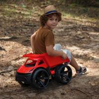 WADER Maximus kiepwagen of bulldozer (Kiepwagen rood) - thumbnail