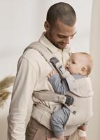 BABYBJORN Harmony draagzak geweven gemêleerd beige - thumbnail
