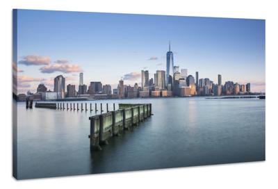 Schilderij - New York City, USA, Skyline, Premium Print, Wanddecoratie