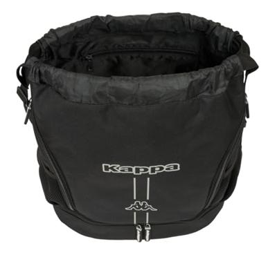 Rugtas met Koordjes Kappa Dark Zwart 35 x 40 x 1 cm