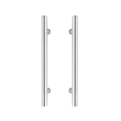 Intersteel Deurgrepen set 500x65mm T-vorm geborsteld RVS