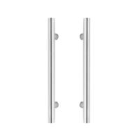 Intersteel Deurgrepen set 500x65mm T-vorm geborsteld RVS - thumbnail