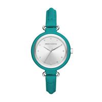 Horlogeband Armani Exchange AX4234 Leder Turquoise 12mm - thumbnail