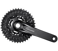Crankstel 3 x 10 speed Shimano Deore FC-M6000 175mm/40 x 30 x 22T - zwart - thumbnail