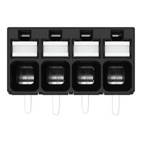 WAGO 2086-1224 Printklem 1.50 mm² Aantal polen 4 Zwart 1 stuk(s) - thumbnail