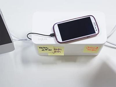 LogiLink KAB0061 Kabelbehuizing 115 x 235 x 120 Kunststof Wit 1 stuk(s) LogiLink KAB0061 Kabelbehuizing 115 x 235 x 120 Kunststof Wit 1 stuk(s)