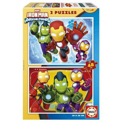 Puzzel Educa Iron Man & His Awsome Friends 48 Onderdelen