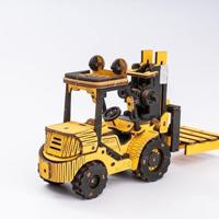 Robotime Forklift houten bouwpakket - thumbnail