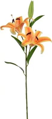 Pure Royal kunsttak lelie 87cm geel