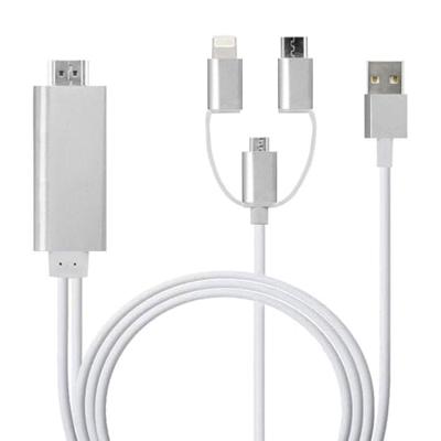 Kabel USB naar Lightning Apple Lightning - USB Wit 2 m - thumbnail