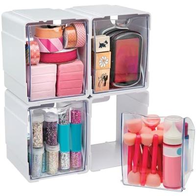 Deflecto sorteer kantelbakje wit, pak met 4 stuks Deflecto sorteer kantelbakje wit, pak met 4 stuks